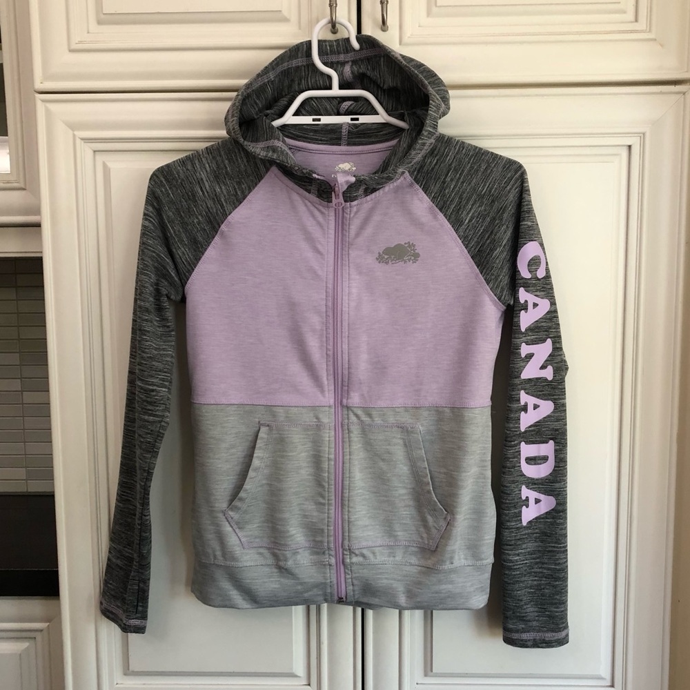 Roots girls full zip hoodie